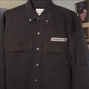 Old School Vintage Hoyt Archery Button Up
